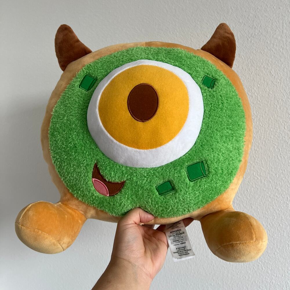 Disney Munchlings Mike Wazowski Avocado Breakfast Bagel Plush 13.5 Inches tall